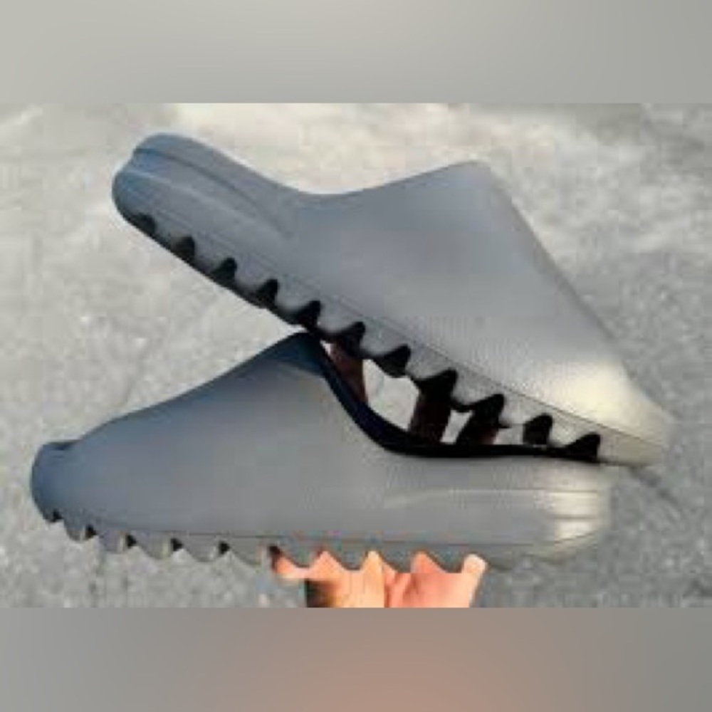 Black Yeezy slides